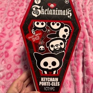 Skelanimals  Rubber Blind Box Key Chain